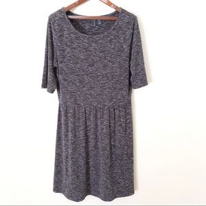 Paraphrase gray heathered dress large